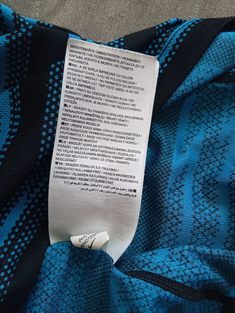 Koszulka męska Nike niebiesko czarna S