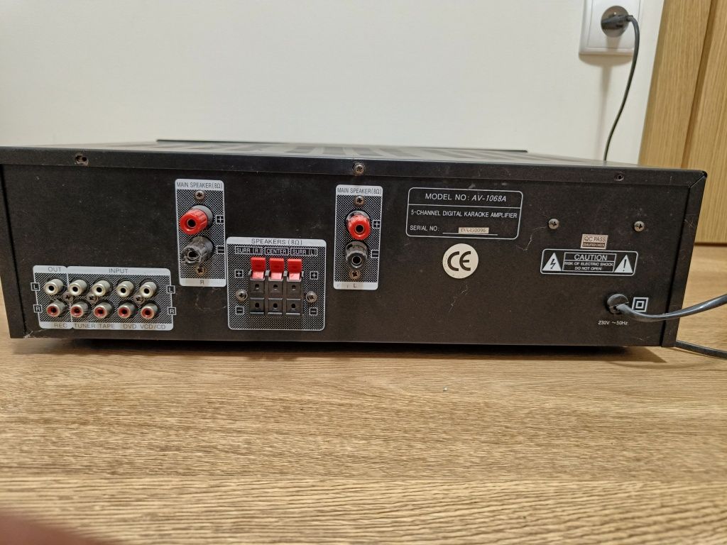 Amplituner Wzmacniacz Karaoke  Koda AV-1068A AV 1068A  5.1