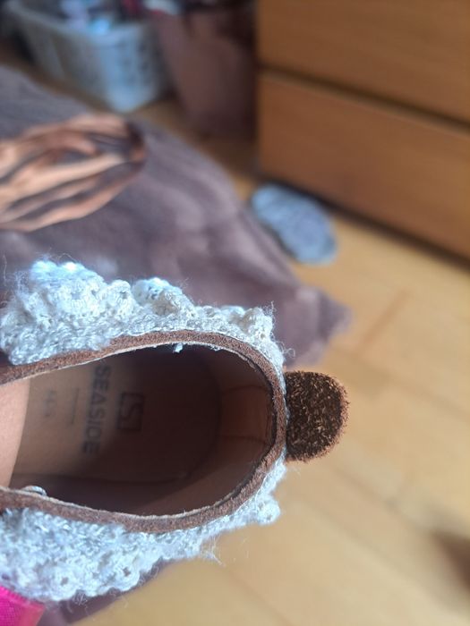Botas carneiras camel seaside