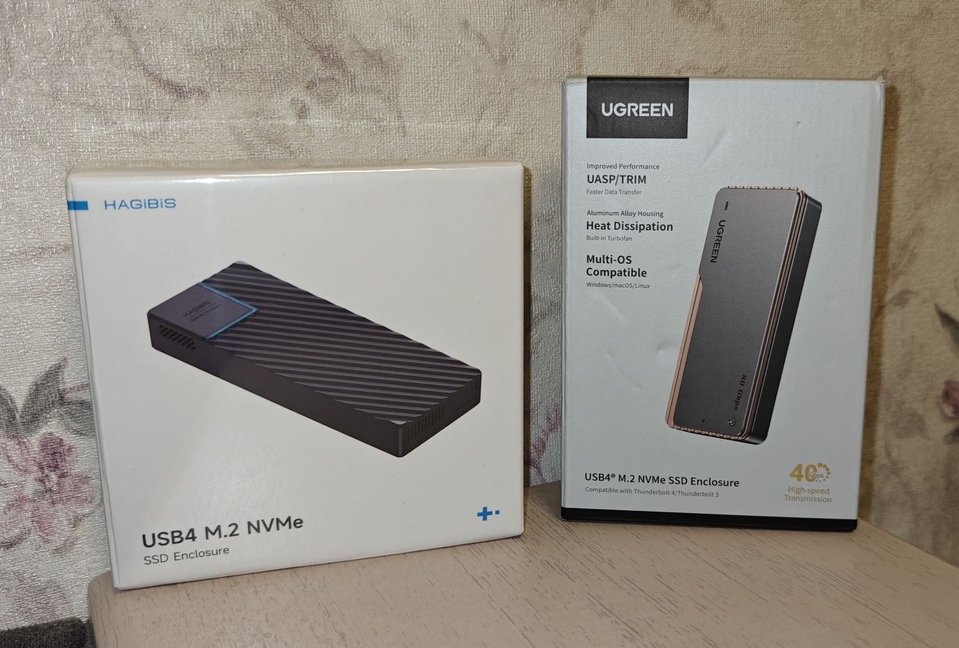 Кейс для ssd Lexar, Hagibis, Ugreen USB 4.0 40Gbps thunderbolt 3/4