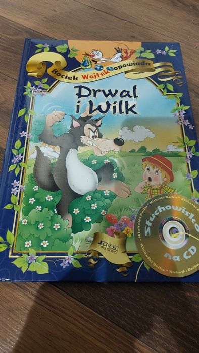 Książka dla dzieci drwal i wilk