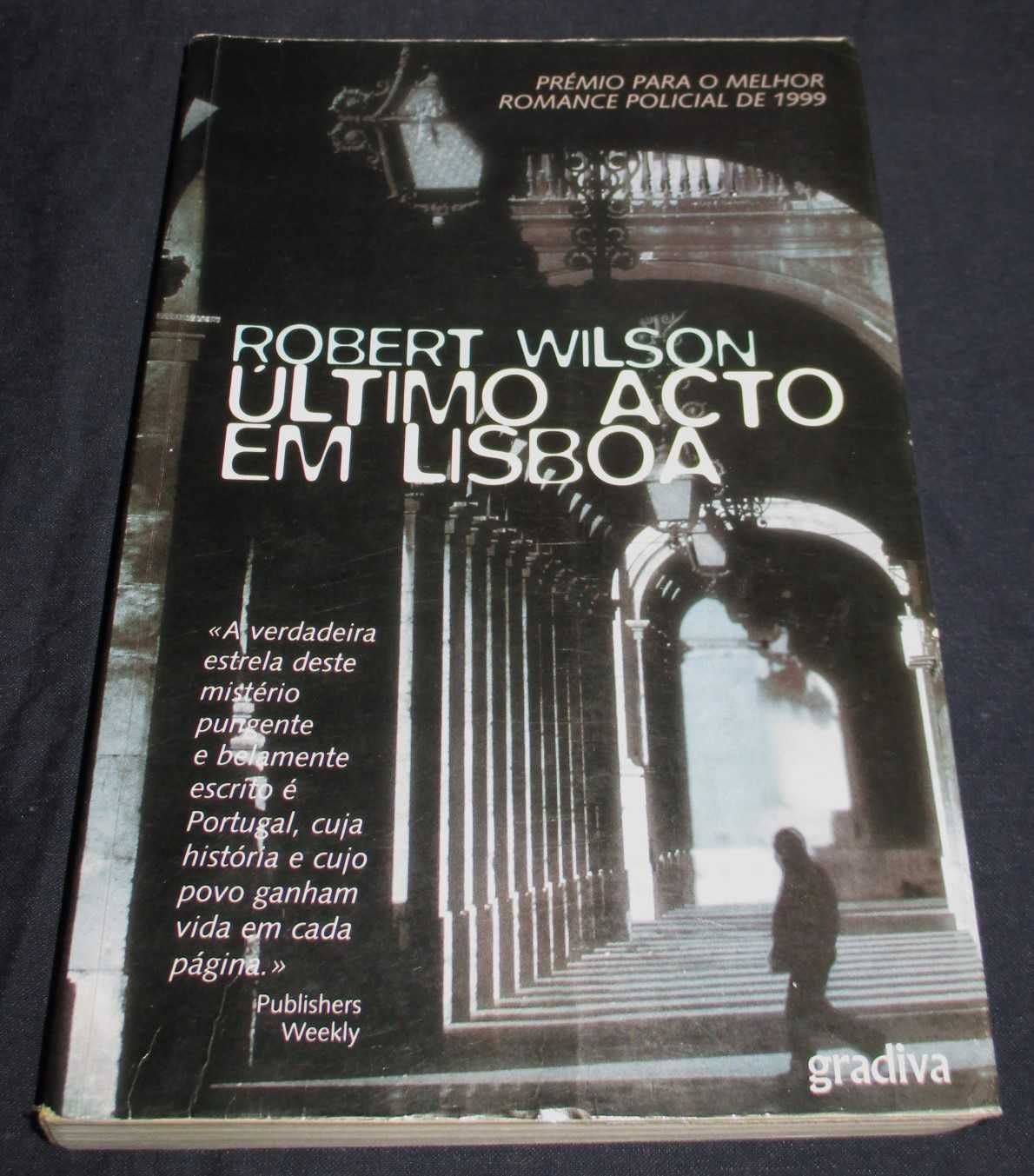 Livro Último Acto em Lisboa Robert Wilson