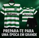 Camisolas Sporting CP 25/26 – Adulto e Criança