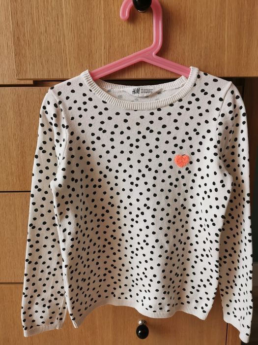 H&M 3 sweterki r.122/128 stan bdb