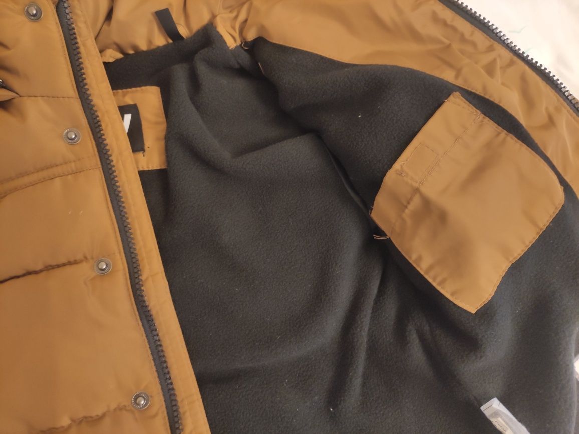 Дитяча зимова куртка DKNY коричнева на 3-4 роки