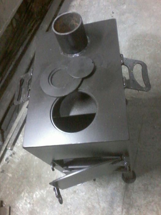 Буржуйка 3мм.камин.печка.топка.кухня полевая.польова.боржуйка