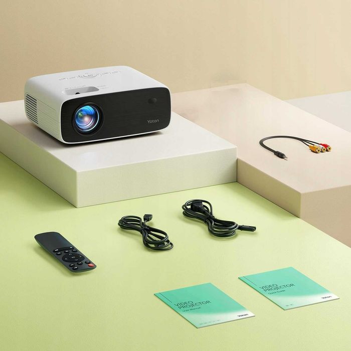 YOTON Y6 projektor 1080p/4K, 18 000 lm, WiFi/BT 5.2, HDMI 18000 lum A-