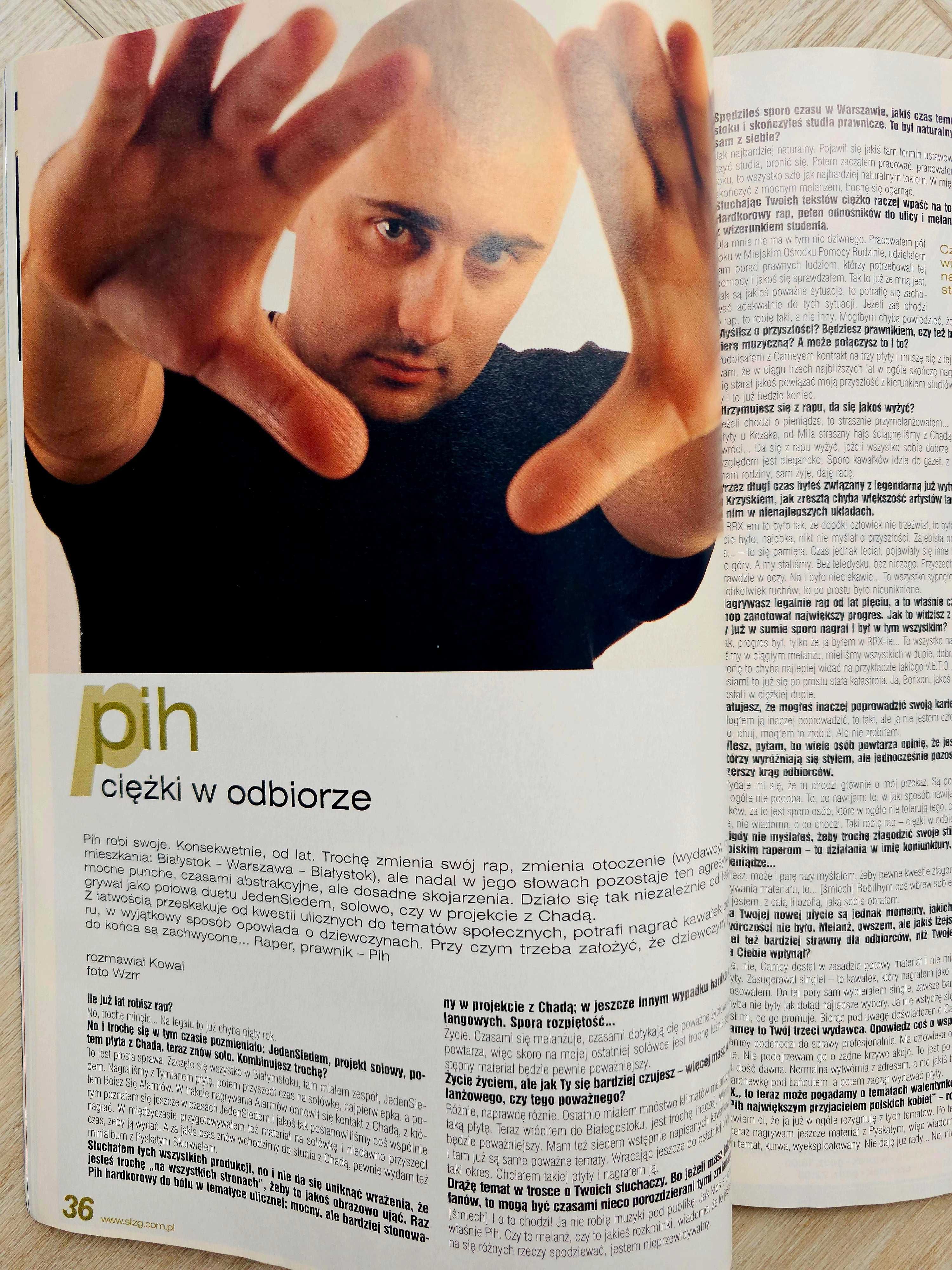 Ślizg nr 3/111 marzec 2005 Hip-hop, Grammaatik, Pih, Mor W.A. ...