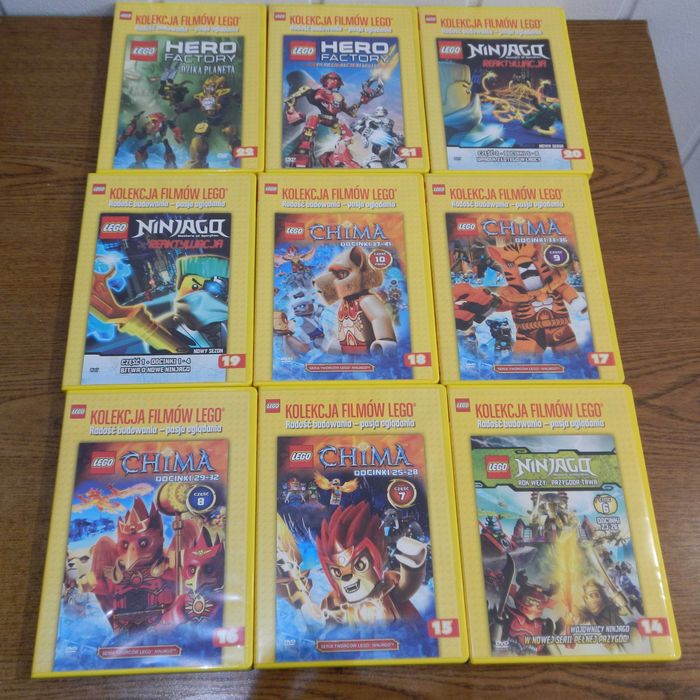 Kolekcja filmów LEGO - zestaw 21 DVD