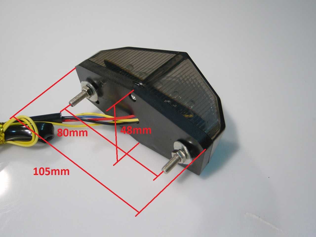 Farolins traseiros LED com piscas