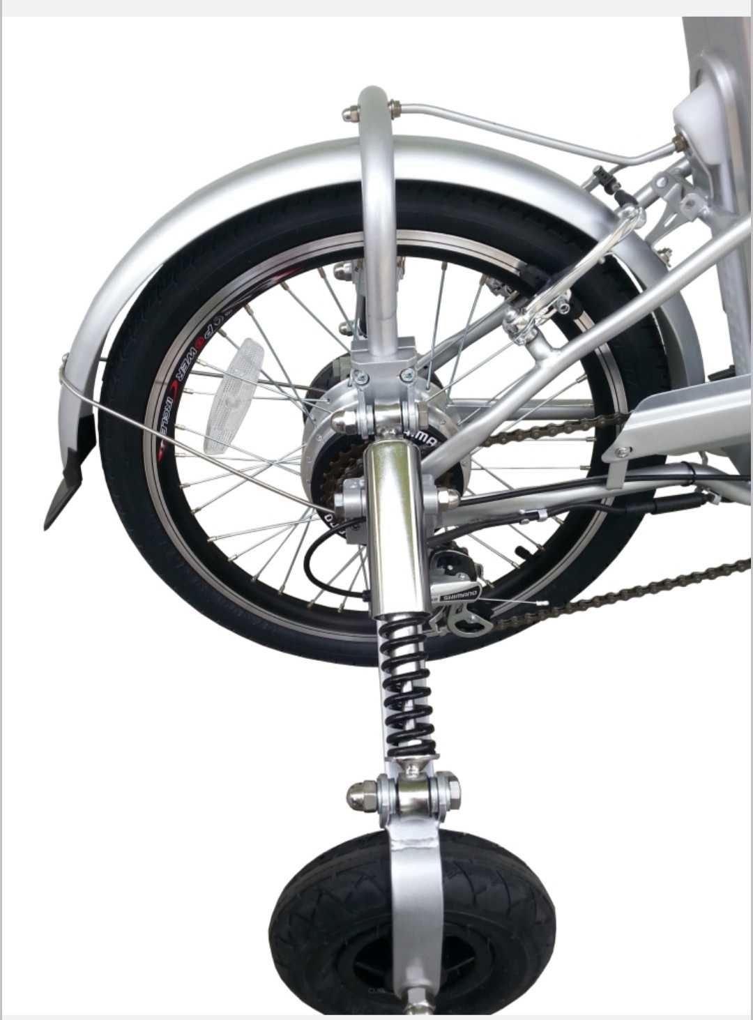 Rower składak elektryczny rehabilitacyjny 4 kołowy