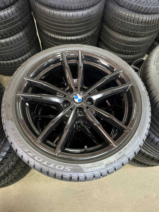 JAK NOWE Koła felgi 19 BMW 3 G20 4 G22 M PAKIET ZIMOWE Czarne RUN FLAT