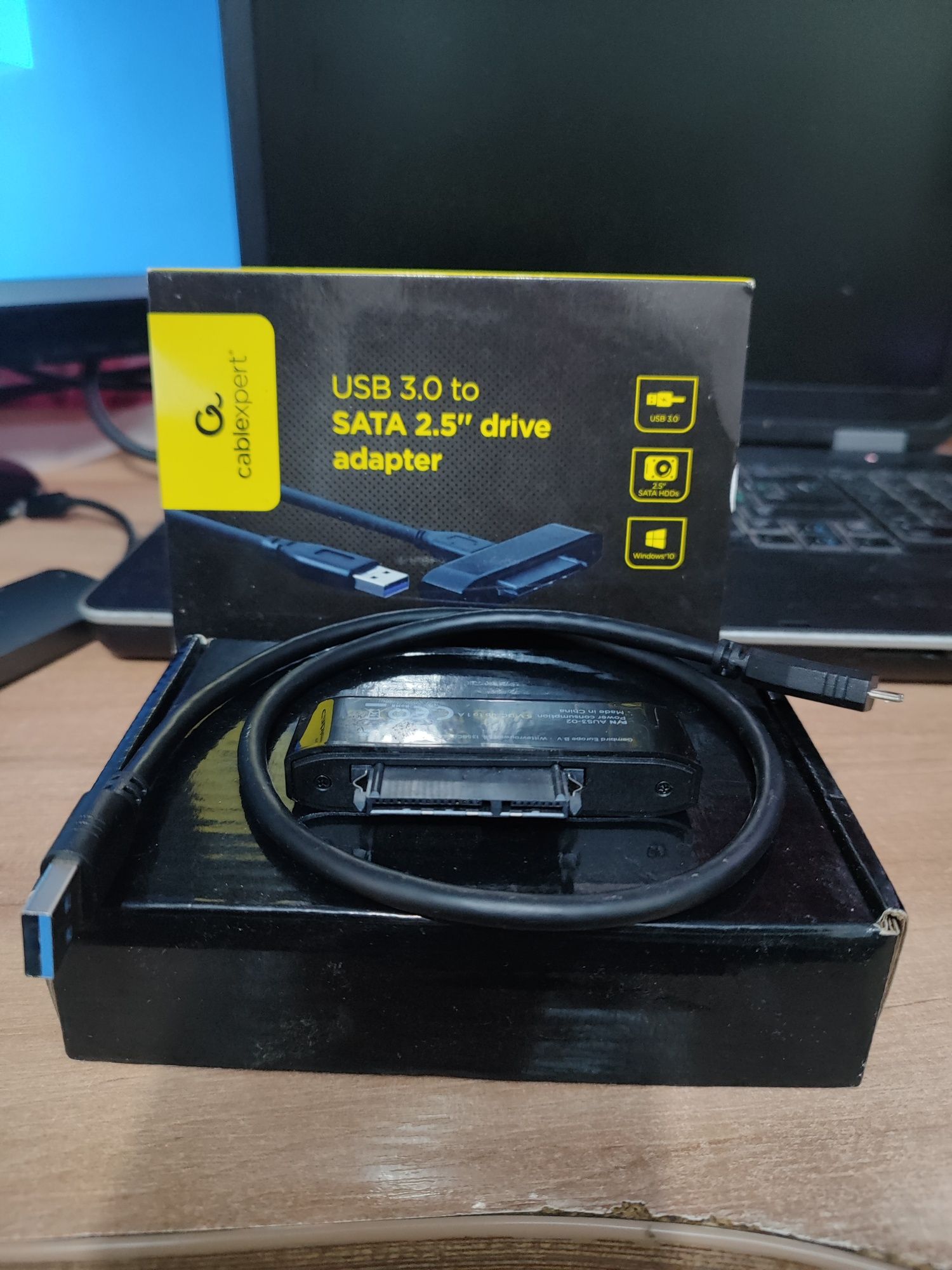 Перехідник Cablexpert AUS3-02 (USB3.0-SATA3)