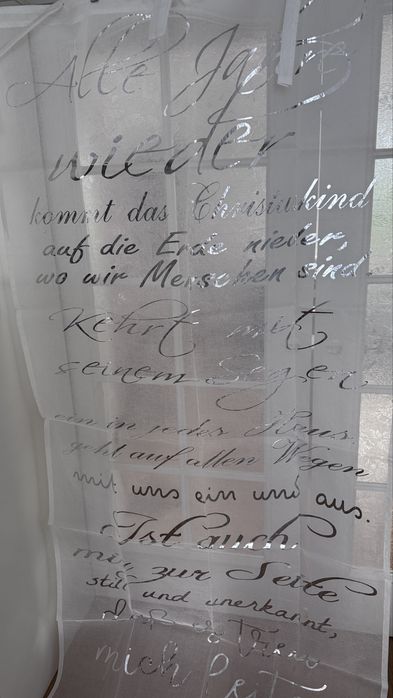 Firanki Swiateczne 100/200 bawelna 1 sztuka