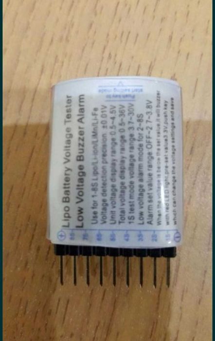 Medidor tensão bateria drone LIPO