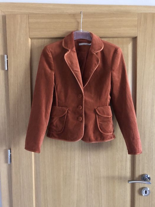 Marynarka materiał aksamit