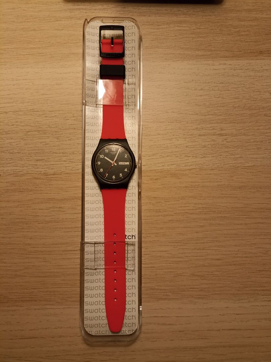 Swatch Power Tracking Red Grin (Novo)