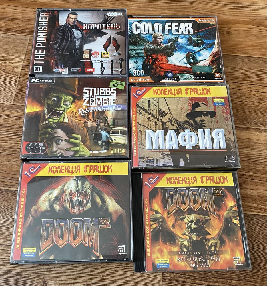 Ігри PC (ПК): Final Fantasy, Silent Hill, Mortal Kombat, Postal, Doom