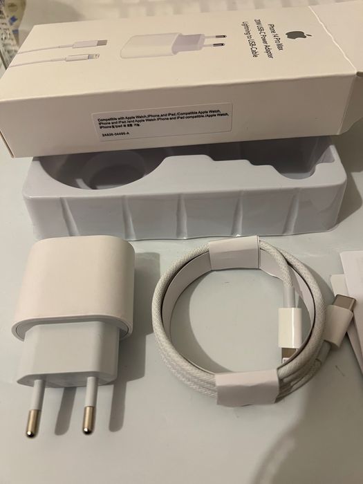 Carregador para iPhone adaptador e cabo