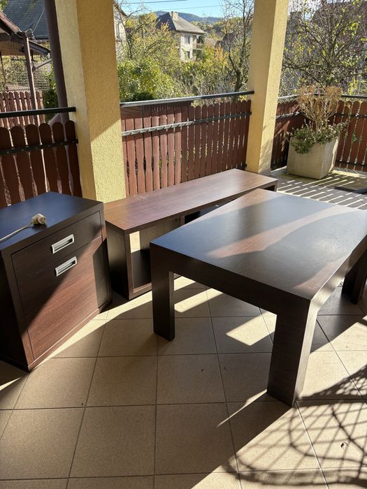 ZESTAW MEBLI Szafka RTV, Komoda z barkiem, ława