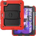Etui na Tablet iPad Air 5/Air 4/Pro 11 Pancerny Czerwony Czarny