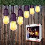 MEGA GIRLANDA OGRODOWA - Łańcuch Świetlny  20m + 20x LED!