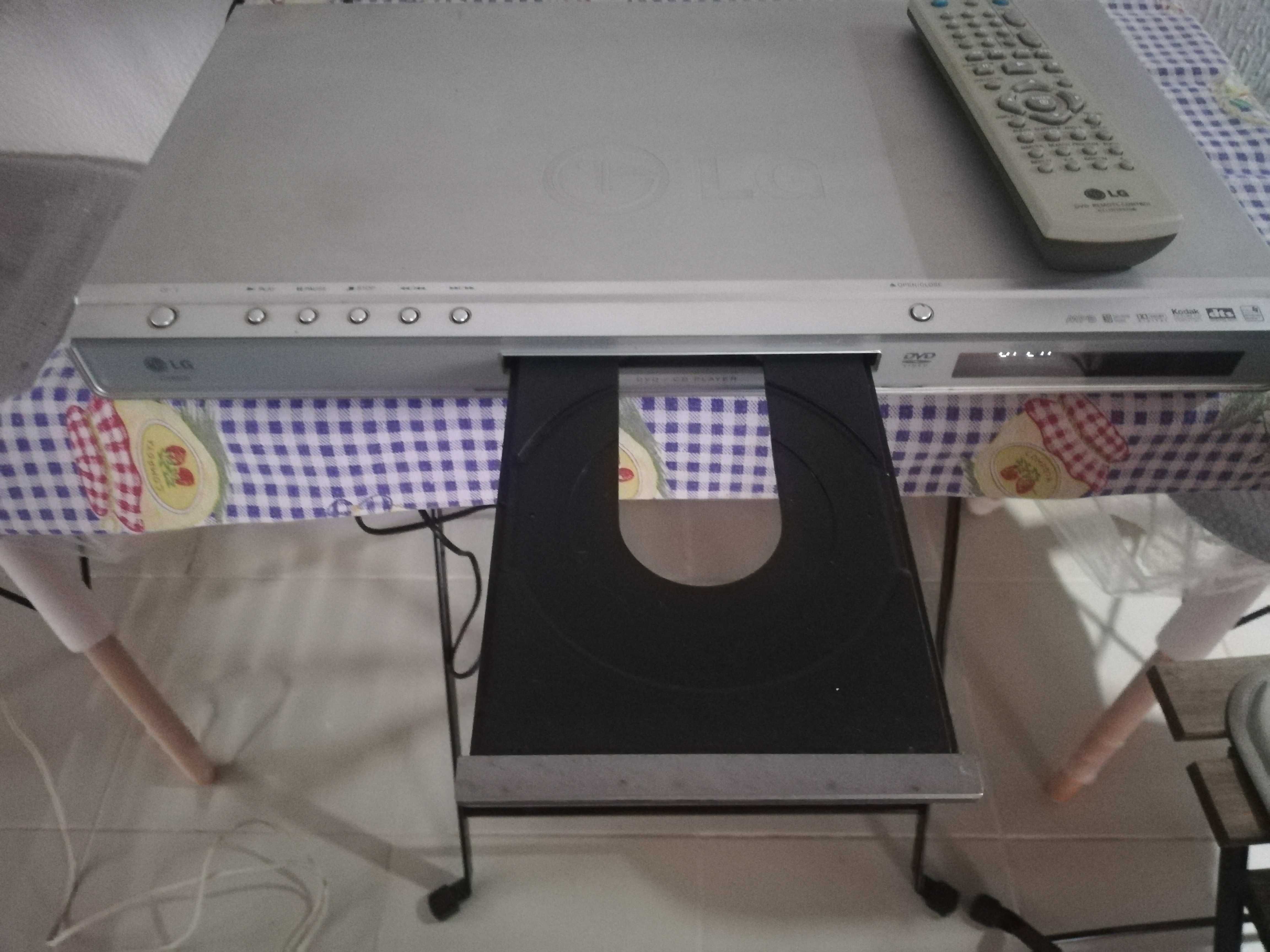 LG DVD com comando