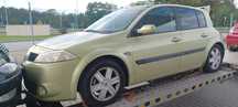 Renault Megane PAKIET RS 1.6benz 5drzwi klima ele alu 2×szyberdach SPRAWNA JEZDNA