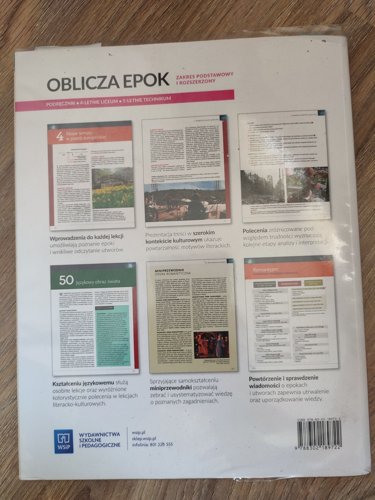 Oblicza epok 2.1. Język polski. Podręcznik. Klasa 2. Część 1 WSIP