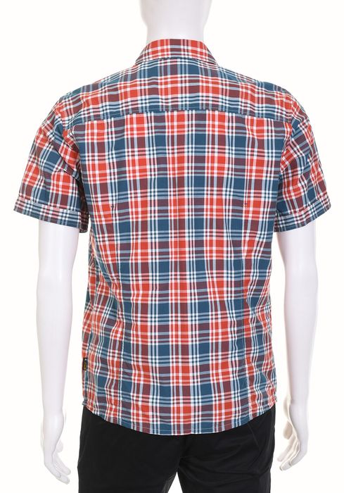 JACK WOLFSKIN SLIM FIT koszula męska z krótkim rękawem w kratkę M k 42