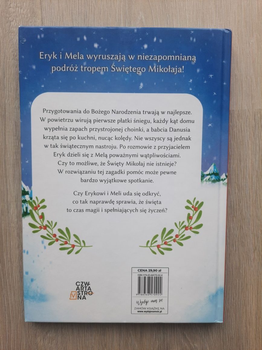 Książka "Eryk i Mela na tropie Świętego Mikołaja" Gabriela Gargaś