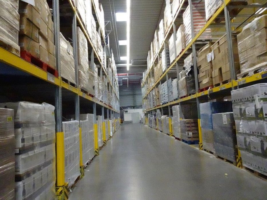 Regał paletowy przemysłowy magazynowy metalowy sklepowy