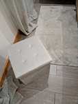 Cubo veludo cinzento