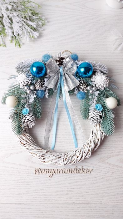 Вінок в дитячу ялинка, венок новогодний в дитячу декор в детскую внали