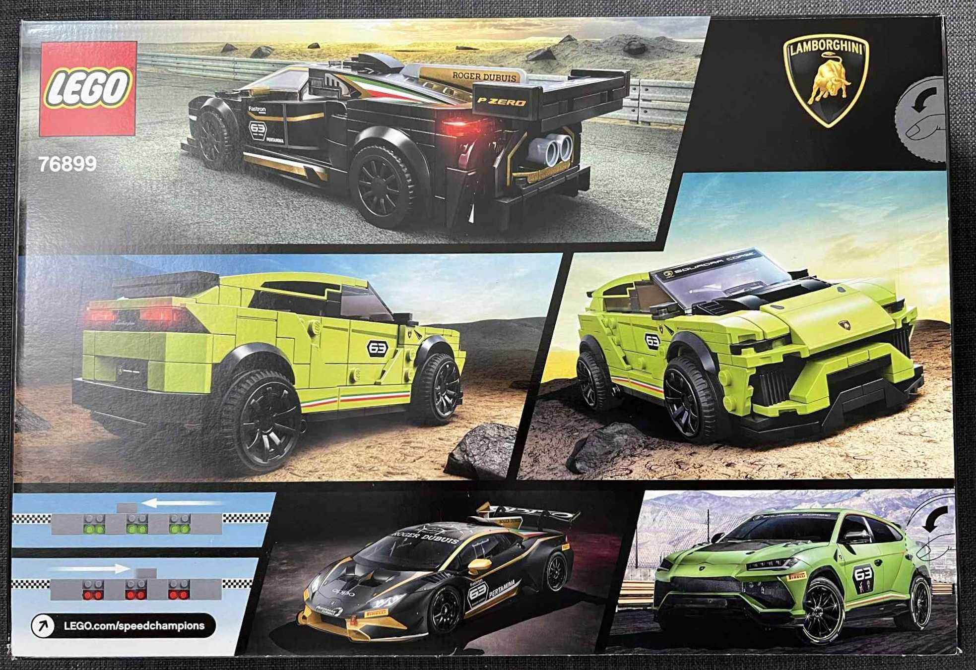 LEGO 76899 Speed Champions Lamborghini Urus STX & Huracán Super Trofeo