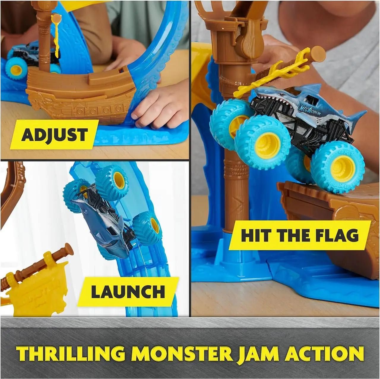 Трек с машинкой джип монстер трасса Monster Jam Loop of Doom Stunt