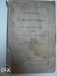 1865 WIEDEŃ .150-LETNIA Książka prawnicza . AUSTRO-WĘGRY . .