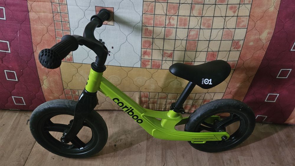 Rower rowerek Cariboo Magnesium Pro limonkowy