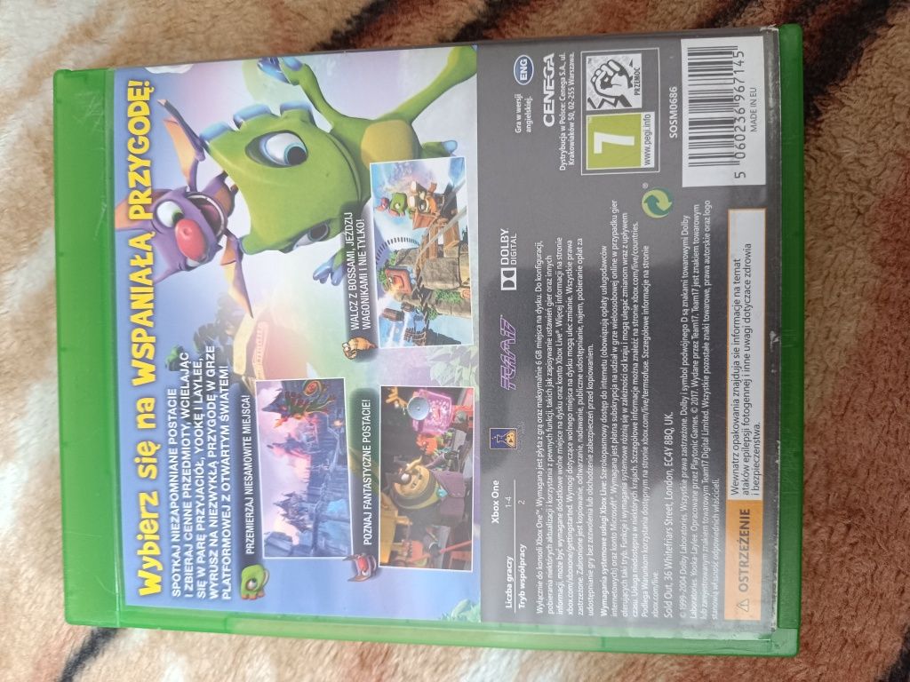 Gra na Xbox one Yooka-LayLee