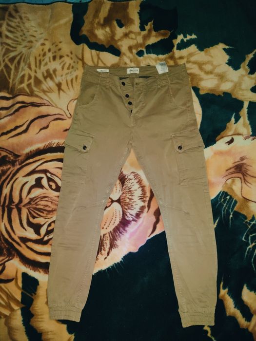 Брюки, штаны, Карго: Pier One; FUGA; Jack & Jones; black squad