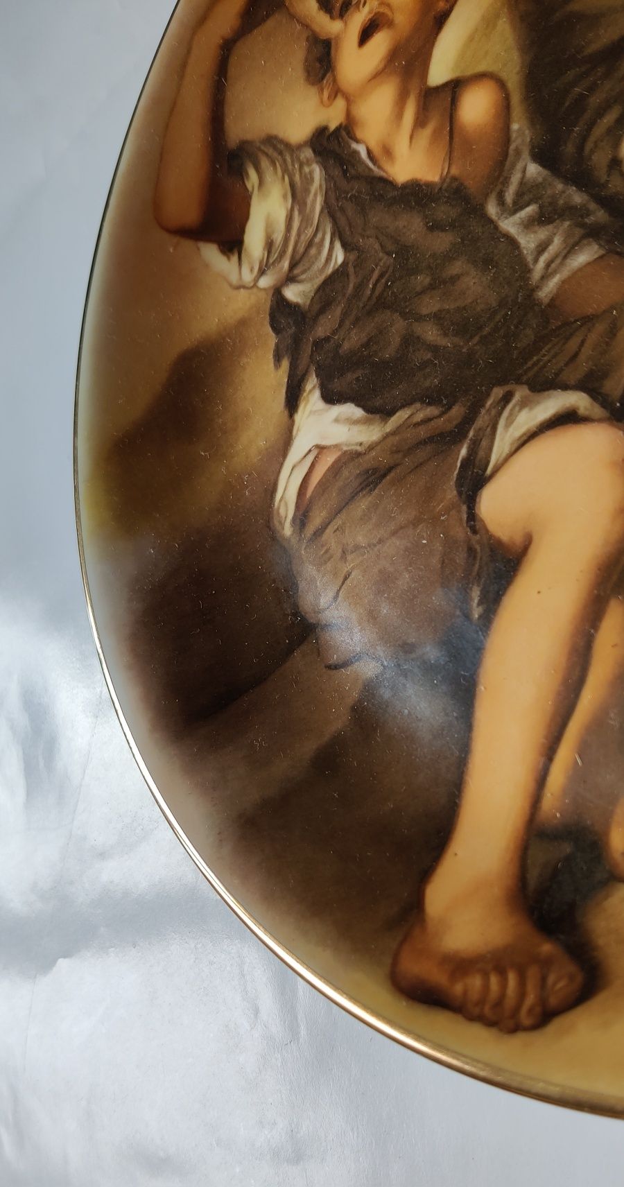 Angielski talerz do zawieszenia Debonair Pottery porcelana ozdoba domu