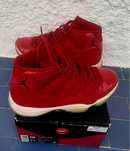 jordan 11 red in white exclusivos