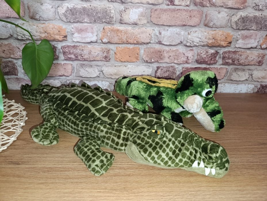 Ikea maskotka pluszak JATTEMATT KROKODYL 60cm i drugi w  zestawie