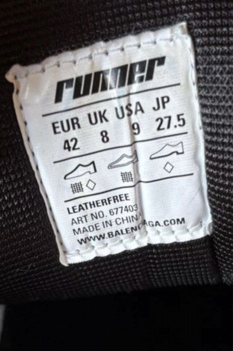 balenciaga runner multicolor 42 size