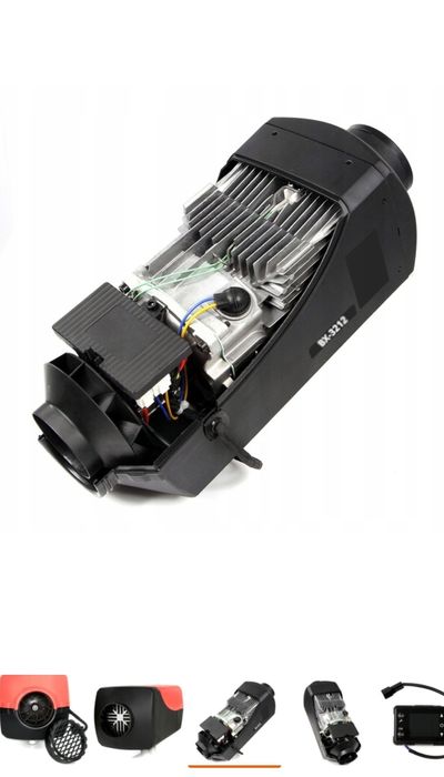 Ogrzewanie na diesel  spalinowe do garażu 12v 24v 230v kompletne