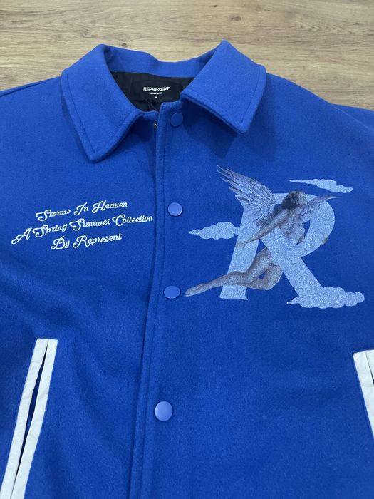 Casaco Represent colegial de cor azul