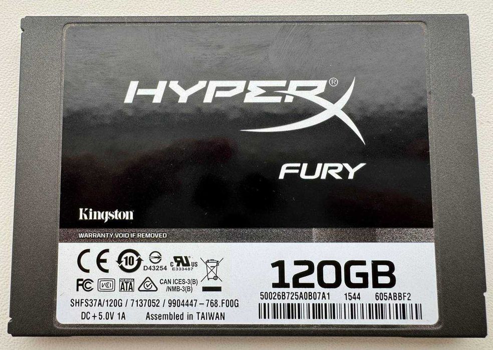 SSD Kingston HyperX Fury 120GB