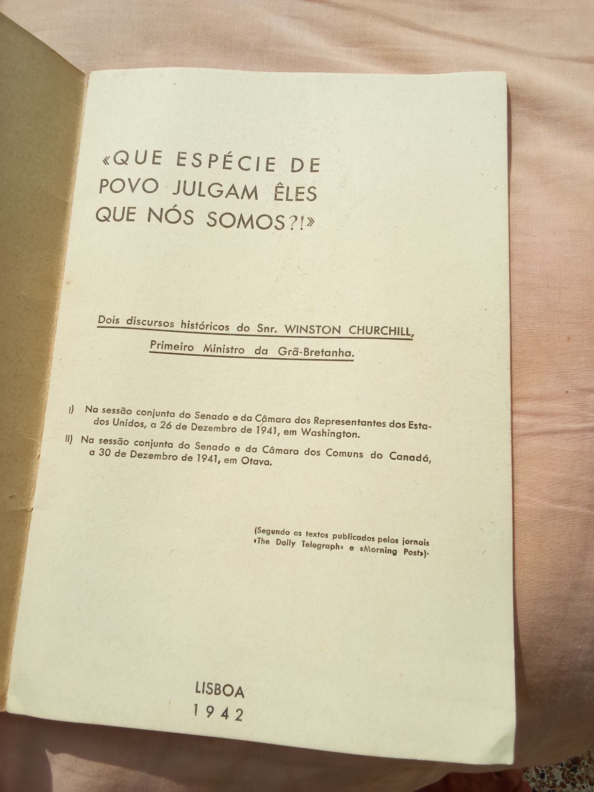 Dois discursos históricos de W. Churchill-42-10E-Peça antiga5E Desde3E