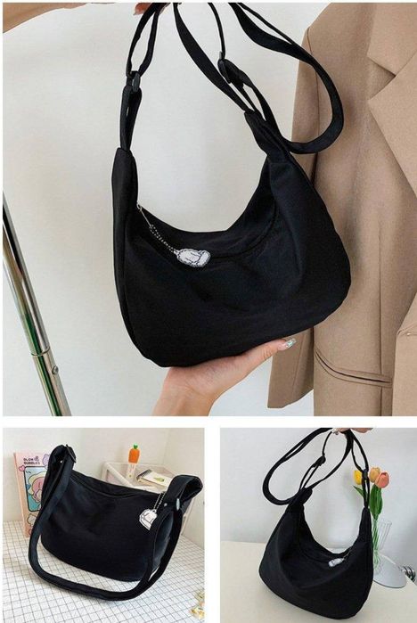 Сумка чорна вмістка