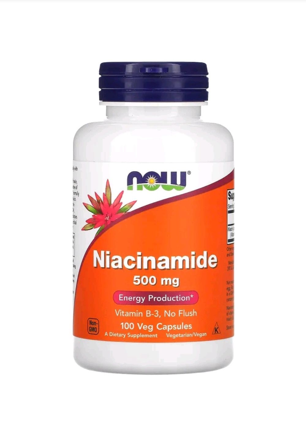 Nmn , niacinomide , нікотинамід , вітамін B3 ,solaray , now